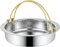 FKINGLRK Marmite Sukiyaki, 6 Tailles Style Japonais Shabu Hot Pot Acier Inoxydable Sukiyaki Tetsu Nabe Pot avec Double Poignée pour Cuisinière À Induction