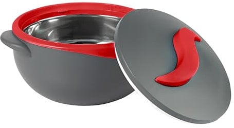 genialo Thermoschüssel, Warmhalteschüssel, isoliert, Lebensmittelbehälter, nicht spülmaschinengeeignet (1 L)