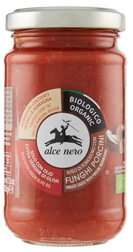 alce nero Tomatensauce mit Steinpilzen (200 g) - Bio