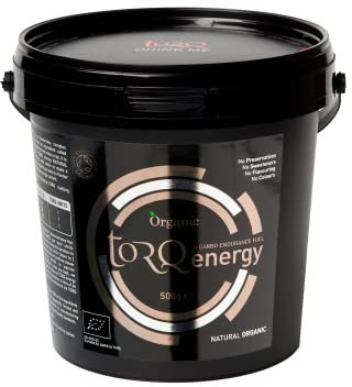 Torq Energy Drink Organic (Neutral Flavour) Isotonic Energy Drink Powder - Electrolyte Powder Energy Drinks High Carbohydrates 30g per 500ml and Sodium - 15 Servings - 500g
