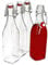 Série swing lot de 4 bouteilles en verre avec fermeture à étrier 0,5 l