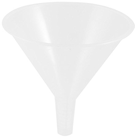 Sourcingmap a13122400ux0105-5.9de diámetro laboratorio boca claro filtro de plástico blanco embudo de 150 ml