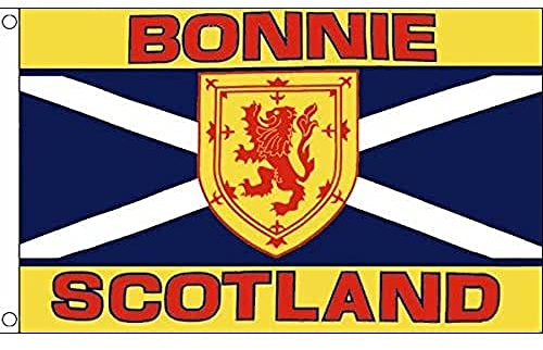 AZ FLAG Bandiera Scozia Bonnie Scotland 150x90cm - Bandiera Scozzese 90 x 150 cm