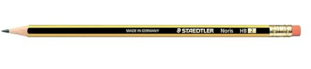 Staedtler Noris 122 Pencil HB Eraser Tipped [Pack of 12]
