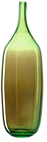 Leonardo - Vase, Dekorationsobjekt - Lucente Lüster - Glas in Lüstertechnik - Höhe: 46 cm - Grün - wunderbar irrisierend