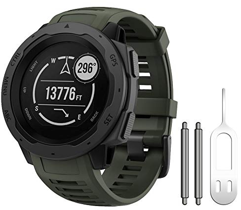 NotoCity Kompatibel mit Armband Garmin Instinct Silikon Ersatzband für Instinct Unisex