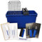 DEWEPRO® Kit de nettoyage pour carreleur - 10 pièces - M - Boîte de lavage de 22 l - Planche éponge - Joints en caoutchouc - Truelle dentée 10 x 10 mm