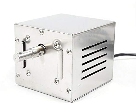 25W 60KG BBQ Barbecue en Acier Inoxydable Rôtissoire Moteur électrique Poulet de chèvre Moteur pour Barbecue en Acier Inoxydable pour Barbecue Brochettes