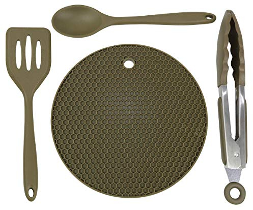 Trakker Armolife Silicone Utensil Set Kochzubehoer 211907 Fuer Angler