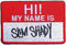 Toppa Slim Shady Name Badge