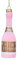 Gisela Graham Pink Prosecco Sparkly Christmas Tree Decoration