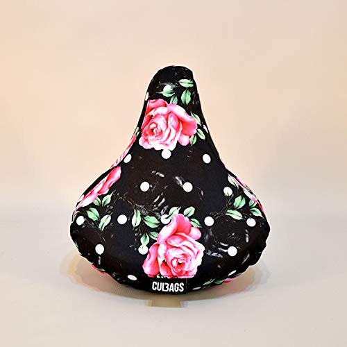 millybo Fahrradsattel Sattelbezug Fahrrad Sattelüberzug Sattel-Überzug Blumenmuster Blumen (901.010)