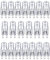 BROTOU G9 Halogen Bulbs, 230V 500LM 2800K Warm White Capsule Bulbs, Dimmable (20 Count, 28, Watts)