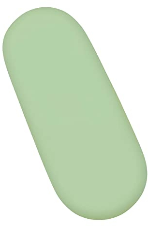 Spannbetttuch für Babykörbchen, 100 % Baumwolle, ovale Form, Jersey, Grün