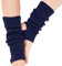 Tukistore Damen Mädchen Ballettstulpen mit Fersenloch Tanzen Stulpen Ballettstulpen Beinwärmer Ballett Stulpen Legwarmer Armstulpen,Einheitsgröße (schwarz)
