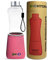 HYDRATE 2.ONE Gourde Verre – Bouteille D'eau sans BPA avec Étui Neoprene 750ml – Gourde Sport Réutilisable pour Adultes, Glass Water Bottle (Rose)