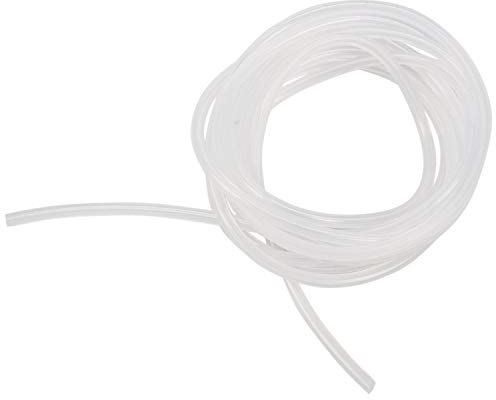Oikabio 1 mm x 3 mm Silikon-Lebensmittelschlauch Wasserschlauch Rohr 2 Meter