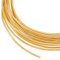 BENECREAT Filo per Gioielli Placcato Oro 18 Carati Da 1,2 mm/17, 3 M Di Filo in Ottone Resistente All'appannamento per Gioielli E Artigianato, Oro