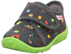 Superfit Spotty Hausschuh, Grau Mehrfarbig 2070, 18 EU