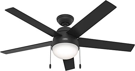 Hunter Fan Company 52385 Anslee Ventilateur de plafond Noir mat