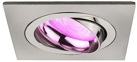 Ledvion - 1X SMART LED Einbauspots Sevilla, Dimmbare, RGBWW, WiFi, Edelstahl, 2 Jahre Garantie