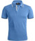 geeksport Herren Poloshirt Kurzarm Tennis Regular Fit Shirt Sport Schnelltrocknend Atmungsaktiv Polohemd Sommer Outdoor Golf Tshirt Männer(Hellblau-L)