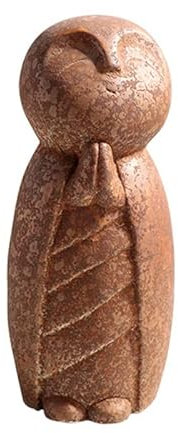 CALQYSH Dekor-Statue Japanischer Retro-Stil Glasierte Keramik-Puppendekoration Wohnzimmer Porch Bücherregal Home Garten Desktop Dekoration Schreibtisch-Skulptur Tischdekoration