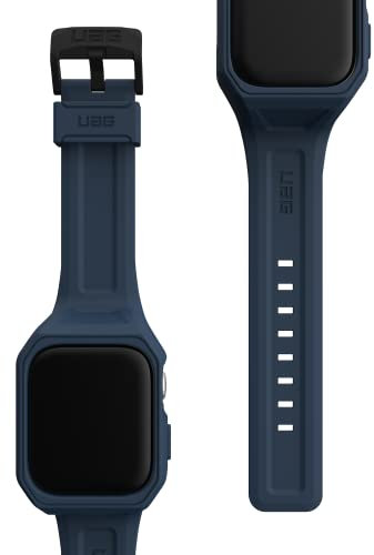 URBAN ARMOR GEAR UAG Compatible with Apple Watch Band Case 45mm iWatch Series 9/8/7 Scout Plus Soft Touch Adjustable Replacement Strap, Mallard