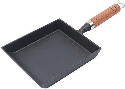 Eierpfanne Omlettenpfanne Rechteckiger Antihaft-Topf Quadratische Pfanne Omelette Pfanne Mini Bratpfanne,Gasherd und Induktion Skochfeld Kompatibel