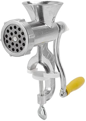Picadora de Carne, Picadora de Carne Manual de Madera Compuesta Pequeña Compacta para Parrillas de Pollo