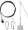 Gym Kabel Draht Fitnessgerät Stahlseil Kabelzug Fitness Stahlkabel Gymnastikkabel aus Stahl Stahldraht Seil Fitnessgeräte für Zuhause Latzug Krafttraining Home Gym Riemenscheibensystem (2.5M)