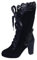 EGSDMNVSQ Stivali Con Cerniera Con Tacco Largo Da Donna Stivali In Pelle Con Allacciatura Punk Gotico A Punta Stivaletti Classici Vittoriani Stivaletti Con Tacco Alla Moda Vintage