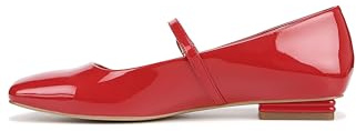 Franco Sarto Womens Tinsley Mary Jane Flats Red Patent 10 M