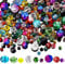 Dyzoxa 1300 PCS Crystal Beads Glass Beads Crystal Glass Beads Jewellery Craft Beads for Bracelet Making Mixed Beads for Bracelet Necklace Jewelry Making Set DIY Craft Projects