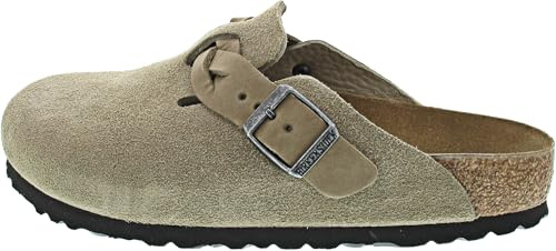 Birkenstock Boston Leve Braided Taupe Clog