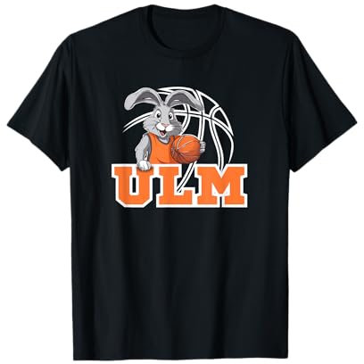 Ulm Basketball Fan Support Schwaben Stadion orange weiss T-Shirt