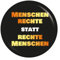 Menschenrechte statt rechte Menschen 56mm Buttons Anstecker Kiwikatze Frieden