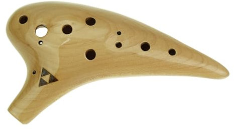 Ocarina de madera de arce alto C con 12 agujeros, Legend Zelda, Tenor C, idea de regalo para los fans de Zelda