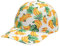 ZLYC Damen Floral Baseball Cap Mode Blumen Atmungsaktiv Basecap(Banane Weiß),Einheitsgröße