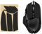 kwmobile Gaming Maus Grip Tape kompatibel mit Logitech G502 Maus - Rutschfestes Griffband für PC Maus - Schwarz