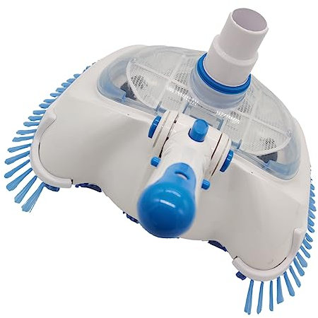 POPETPOP Pool Vacuum Brush with Cover for Swimming Pool Cleaning Sturdy Vacuum Cleaning Head with Lid for Spa