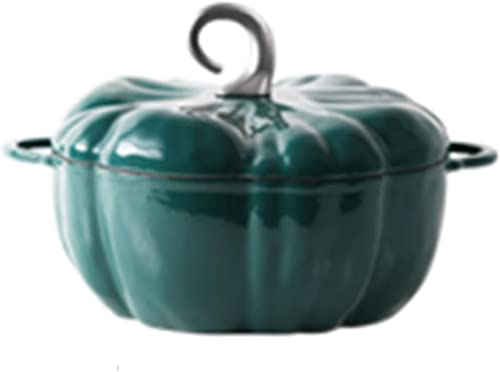 Creative Pumpkin Shape Emaille Gusseisen Topf 24cm Induktionsherd Kochtopf mit Deckel und Antihaftbeschichtung