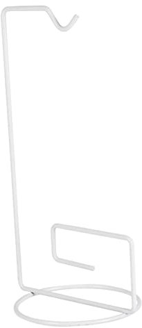 ORFOFE 4stücke Hängehalterung Für Glaskugeln Und Flaschen Mikro-landschaftsstil-regal Aus Eisen Mit Haken Dekorativer Diy-ständer Für Glasflaschen Und Pflanzgefäße Weiß