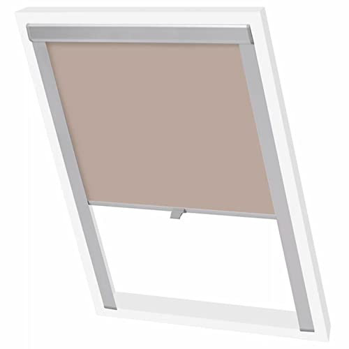 Sufrk Tenda a Rullo Oscurante Beige U08/808-Tenda Oscurante per finestre a Tetto