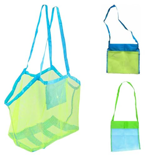 3 Stück Sandspielzeug Tasche, Strandspielzeug Kinder Strand Spielzeug Kinder Swimming Pool, Laundry Bag, Family Vacation Reusable And Foldable Suitable For Family Vacations