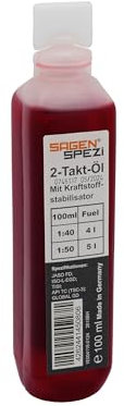 100 ml Sägenspezi 2-Takt-Öl teilsynthetisch für Motorsägen 0,1 Liter (10)