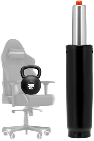 QWORK® Gasdruckfeder Bürostühle, 24-31 cm Edelstahl-Ersatz-Gasdruckfeder, 360°-Drehung Gasdruckfeder, für Büro-Liftsessel