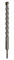 1pc 110-210mm Extended Cross Electric Hammer Drill SDS Plus Through Wall Reinforced Concrete Hard Alloy Four Blade Impact Drill Bit(5.5mm,160mm)