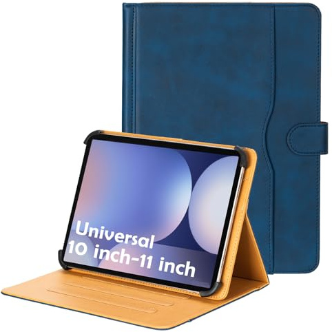XLTTONG Custodia universale per tablet da 10,1, 10,2, 10,5, 11, 11, 11, con supporto per altri tablet da 10 a 11 pollici (blu scuro)