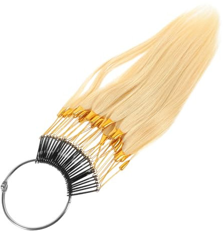 Homoyoyo Nuancier Coloration Capillaire Anneaux 30 Pièces Taille Moyenne Cheveux Humains Coloris Beige Clair 9° Pour Salons De Coiffure Professionnels Tests Et Formation En Coloration
